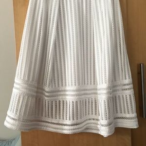 Detailed A-Line Midi Skirt